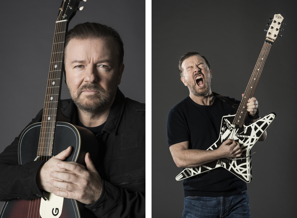 Ricky Gervais - Guitar Aficionado - Eleanor Jane Photography 3